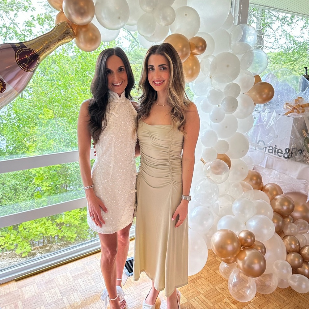 Elegant Cream Sleeveless Dress